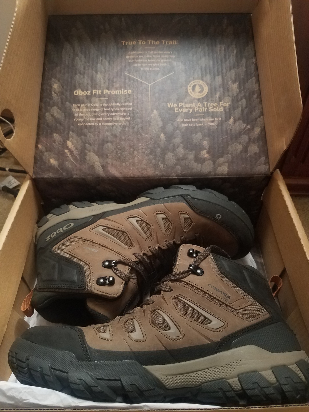 Mens Oboz Sawtooth X Mid B-dry Waterproof  Canteen 11 Regular